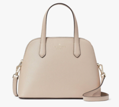 New Kate Spade Schuyler Medium Dome Satchel Saffiano Warm Beige - $104.41