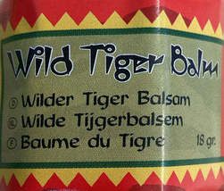 Wild Tiger balm red for fast pain relief  18g - $5.00