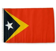 AES 12x18 12&#39;&#39;x18&#39;&#39; East Timor Leste Sleeve Flag Boat Car Garden Best Garden Out - £3.10 GBP