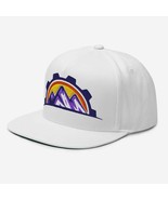 Mountain Gear Embroidered Snapback Hat – Outdoor Adventure Style - $26.50