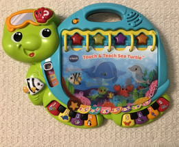 VTech Touch and Teach SEA TURTLE Interactive Learning Book - 3 Modes of Play - £11.84 GBP