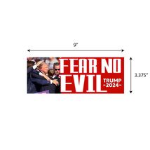 TRUMP FEAR NO EVIL 2024 MAGA Bumper Sticker Decal Graphic Election BS0508 - $9.90+