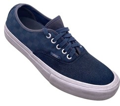 Vans Shoes Men Size 8 Comfy Cush Blue Checkers Low Top Lace Ups 500714 Skate - £19.77 GBP