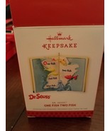 Hallmark Keepsake Dr. Seuss One Fish Two Fish Rare Vintage-SHIPS N 24 HOURS - €44,07 EUR