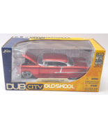Jada Toys Dub City Old Skool 1953 Chevy Bel Air Red 1:24 Diecast NEW - $59.70 CAD