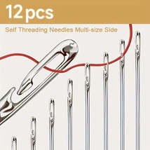 SelfThreading Needles for Easy Darning and Stitching - £11.98 GBP