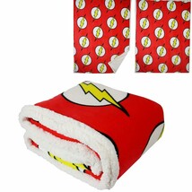 The Flash Soft Micromink Sherpa Blanket - Throw Size - Dual Sided Microm... - $35.04