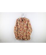 Vtg 90s Banana Republic Safari Womens XL Abstract Flower Collared Button... - $1,084.38 MXN