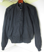 Vintage Neptune Garment Co. Boston Officer Jacket Black Polyester Wool 1... - £38.58 GBP