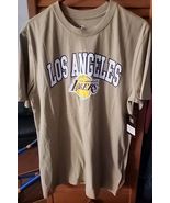 Los Angeles Lakers Tan T- Shirt Men’s Size Medium New With Tags - $24.99
