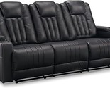 Signature Design by Ashley Center Point Contemporary Faux Leather Tufted... - $1,909.99