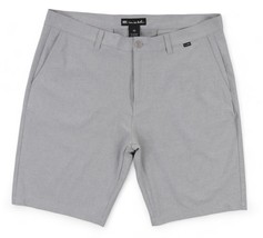 Travis Mathew Sand Harbor Shorts Men&#39;s 38 Gray Flat Front Comfort Stretch Golf - $27.80