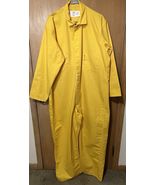 Vintage 80’s USA  Made EG Euclid Coveralls 46 Bright Yellow Workwear Nev... - $34.65