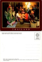 Thailand Northeast Poo Tai Bridal Couple Sipping Homemade Whiskey VTG Postcard - £7.44 GBP