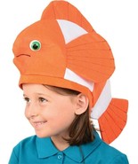Funny Orange Hats Clown Fish Hat Adjustable Cap Costume Sea Animal Adult... - $9.79 CAD