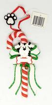 Santa&#39;s Pen Personalize-able Clay Ornaments (B &amp; W Dog) - $17.50