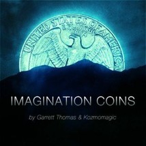 Imagination Coins US Quarter (DVD and Gimmicks) by Garrett Thomas and Kozmomagic - £38.79 GBP