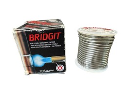 NEW Bridgit Nickel Bearing Solder 1lb .118&quot; 3mm BRGT61POP - £26.35 GBP