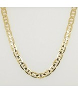 14k Yellow Gold Gucci Mariner Link Chain Necklace - £547.41 GBP