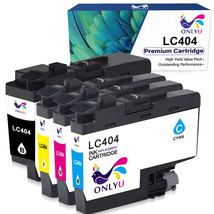 4Pack Lc404 Ink Replacement For Brother Mfc-J1205W Mfc-J1215W Mfc-J1205W Xl - £48.23 GBP