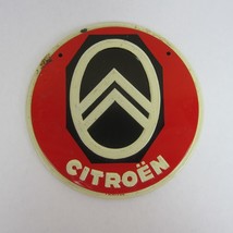 Vintage 1950s Wheaties Cereal Citroen Metal Automobile Car Emblem Badge 3&quot; Round - £10.15 GBP