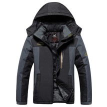 2022 Men Jacket Windbreaker Parka Men Cotton Fleece Thickened Winter Jacket Men  - £114.04 GBP