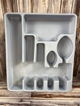 Vintage Rubbermaid Silverware Tray - Light Blue - 13.5 x 11.5 - 2922 - £4.74 GBP