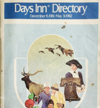 1982 Days Inn Hotels Motels Directory Booklet Vintage Accommodations F12 - $373.69 MXN