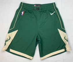 Milwaukee Bucks Shorts Authentic Team Issue Game Worn D.J. Augustin #12 NBA Nike - $199.99