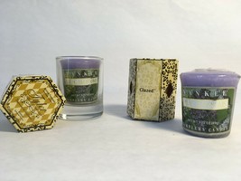 Small Glass Holder and Small Candles  - $93.19 MXN