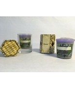 Small Glass Holder and Small Candles  - £3.93 GBP