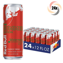Full Case 24x Cans Red Bull Watermelon Energy Drink 12oz Vitalizes Body ... - £81.14 GBP