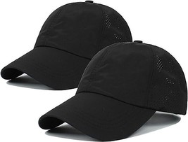 Adults Men Outdoor Sports Running Baseball Mesh Hat Quick Dry Summer Visor Cap - £14.86 GBP
