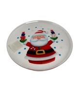 New 12&quot; Diameter Serving Plate Santa Clause w Presents xmas Claus Platte... - £7.01 GBP