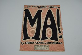 Sheet Music Sidney Clare Con Conrad MA! Songbook - $9.89