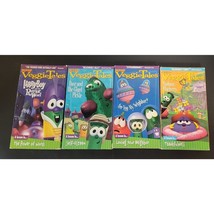 VeggieTales VHS Lot of 4 Assorted Titles (Titles Listed in Description) - £12.12 GBP