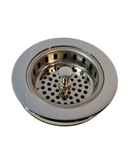 Kitchen Sink Drain Assembly Basket Sink Strainer New Taiwan 3.5&quot; Unbranded - £9.38 GBP