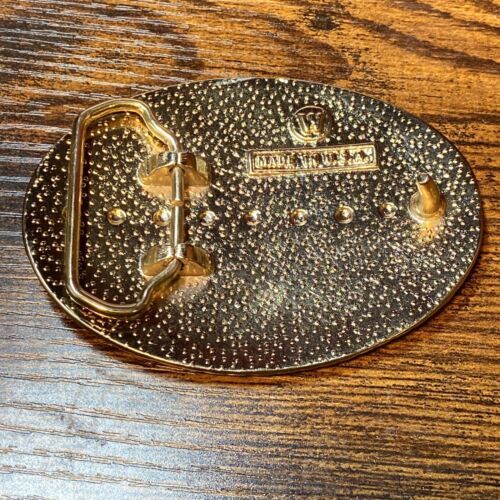 GREAT VINTAGE 1970s BIG BUCK DEER WESTERN BELT CO. COWBOY HUNTING BELT