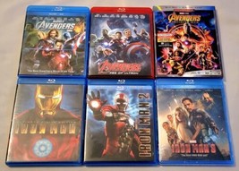 Avengers 1-3, (Infinity War Sealed), Iron Man 1-3 (Iron Man 3 Sealed) Blu-ray  - £21.02 GBP