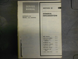 1979 Datsun Nissan 810 Servicio Reparación Tienda Manual Fábrica OEM 79 - £16.07 GBP