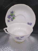 Grant Crest violets Japan cup saucer [84] - £23.74 GBP