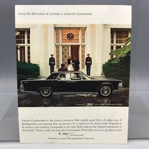 Vintage Magazine Ad Print Design Advertising Lincoln Continental Automobiles - £10.31 GBP