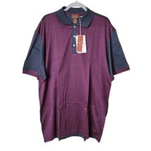 Red X Jacket PikWakWad mad in Italy polo golf Shirt maroon RARE %100 cot... - £46.68 GBP