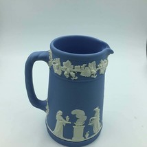 Wedgwood Jasper Ware light Blue Pitcher England - £91.24 GBP