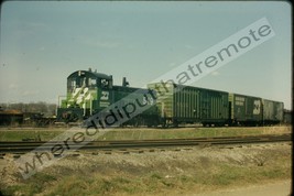 Original Slide Burlington Northern BN 549 EMD NW2 Eola ILL 4-6-1973 - £11.95 GBP