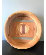 Handcrafted Segmented Turned Wood Bowl - $40.00