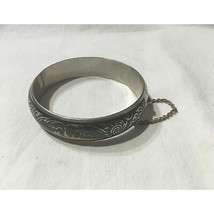 925 Sterling Silver Niello Bangle Bracelet Sky - $101.36