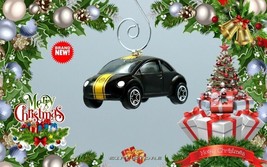 Rare Black New Vw Beetle Volkswagen Christmas ORNAMENT/FAN Hanger Great Gift - £19.79 GBP