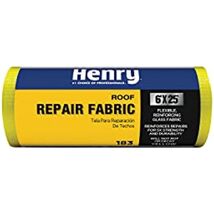 Henry Co Roof Repair Fabric6&quot;X25&#39;, Henry Co yellow - $22.70