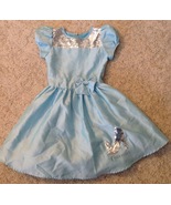  Girls Size 4/5 Powder Blue Cinderella Party Dress Silver Sequinsh - £11.06 GBP